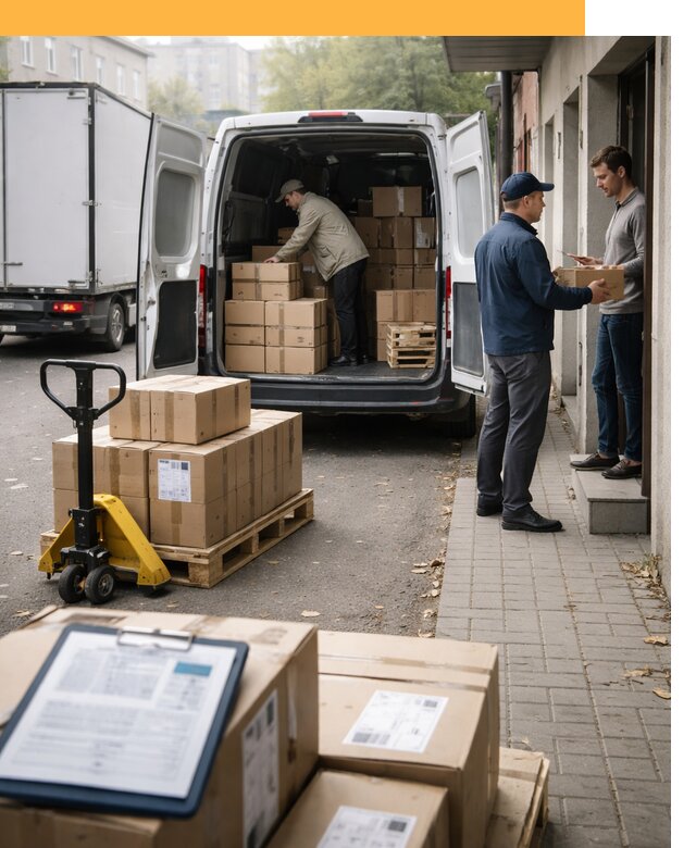 Доставка грузов от двери до двери с таможней от 46890 руб.
