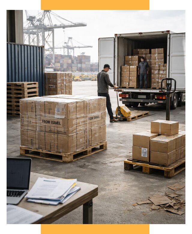 Доставка грузов из Израиля от 15630 р., логистика от СетСервис-Глч