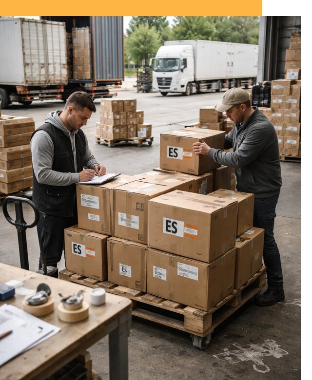 Доставка грузов в Испанию автотранспортом от 36470 руб