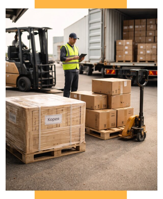 Доставка грузов в Корею из России от 36470 р. | СетСервис-Глч
