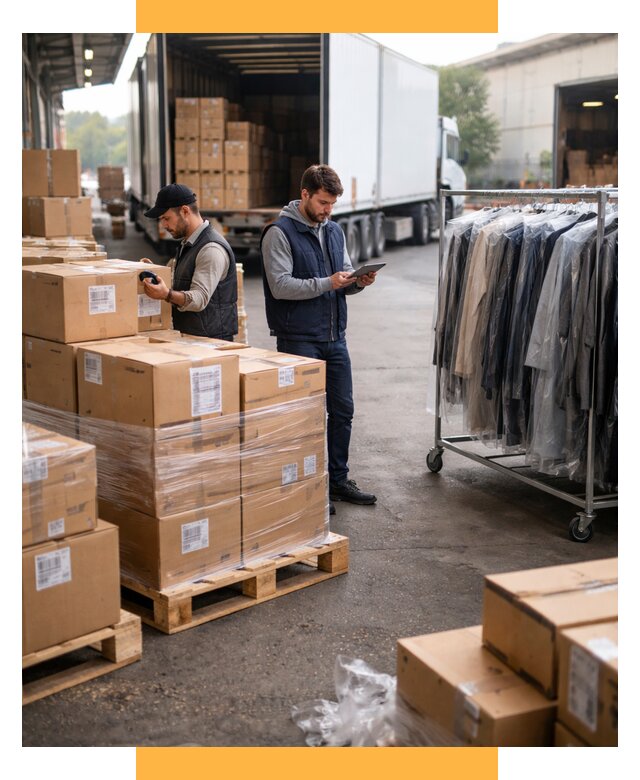 Перевозка и доставка одежды из Китая от 7815 р., СетСервис-Глч