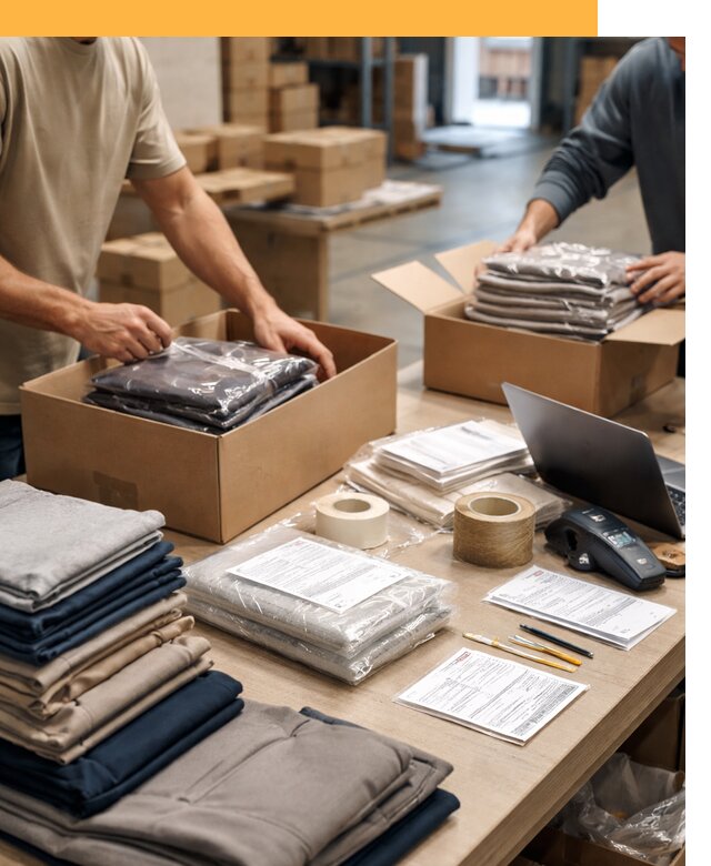 Перевозка одежды по миру от 7815 руб. с таможенным оформлением