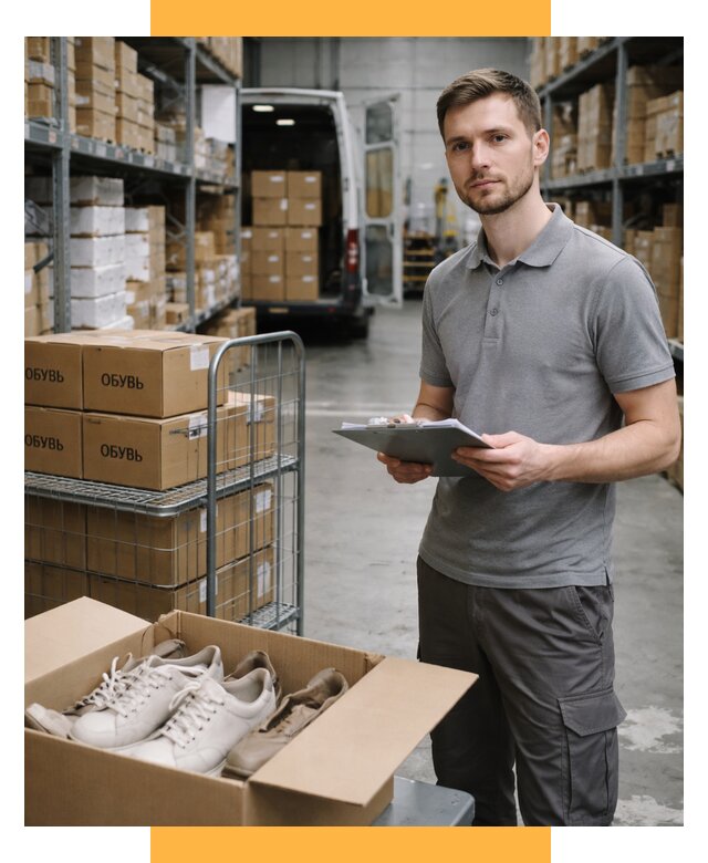 Доставка обуви из Китая и Турции от 4689 р. СетСервис-Глч