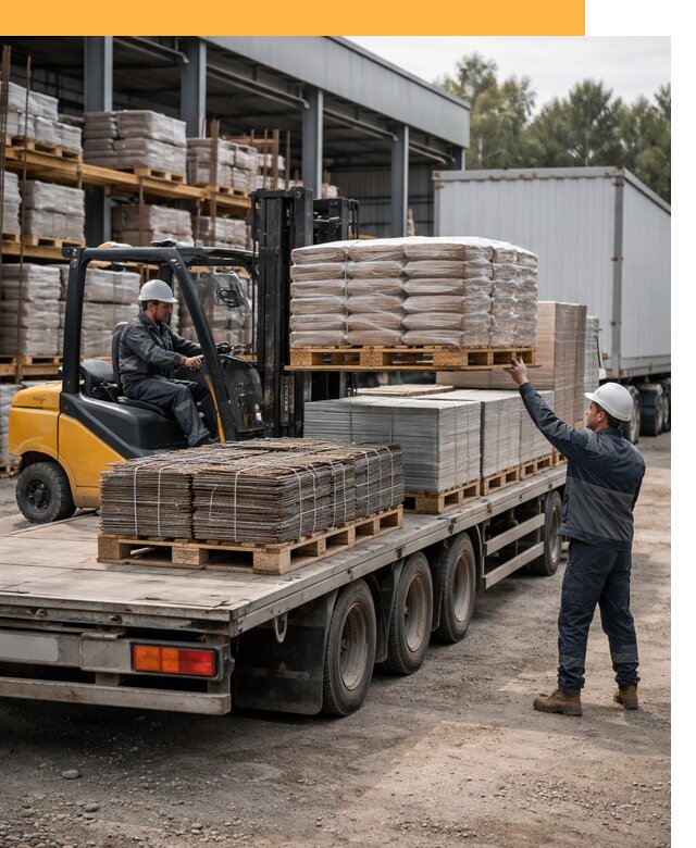 Перевозка строительных материалов по миру от 5731 руб