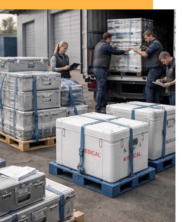 Перевозка медицинского оборудования по всему миру от 15630 руб
