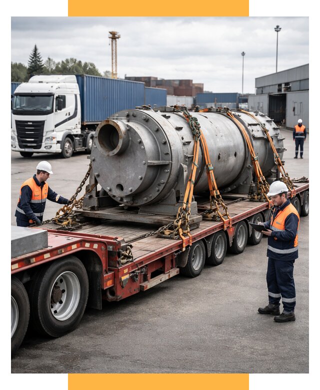 Перевозка тяжеловесных грузов под ключ от 156300 р. | СетСервис-Глч