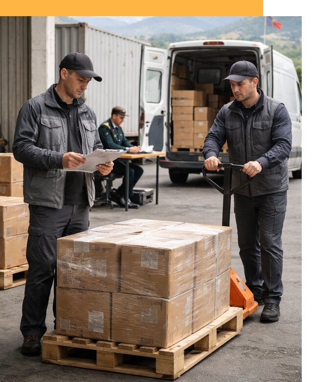 Доставка грузов через Армению, быстрая таможенная очистка от 26050